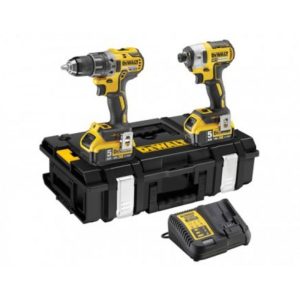 DeWALT DCK266P2-QW Komplet baterij DCD796 / DCF887 (18V/2x5,0Ah) + kovček