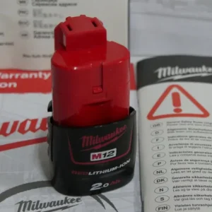 Milwaukee baterija 12V 2,0 Ah Li-Ion M12 B2