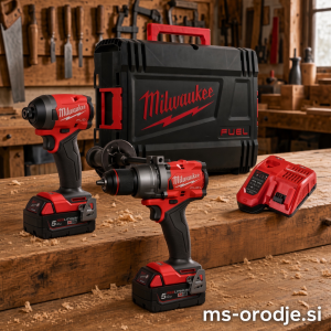 Komplet orodij Milwaukee M18 FPP2A3-502X: M18 FPD3 + M18 FID3 + 2x 5,0 Ah