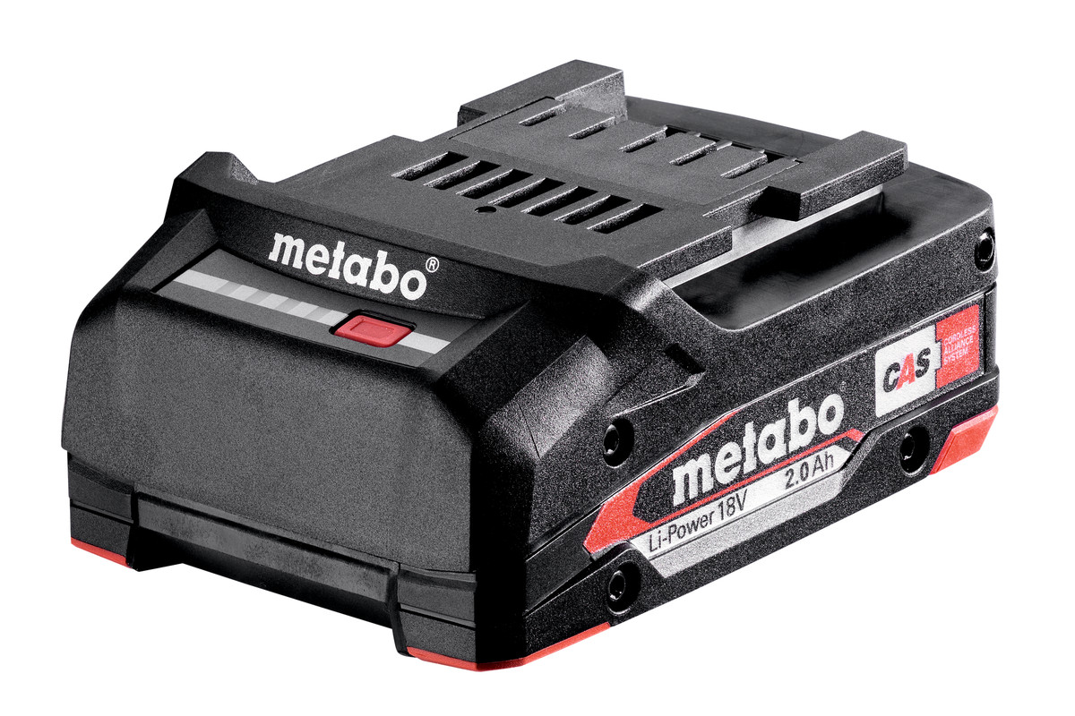 Metabo Li-Power akumulatorska baterija 18 V - 2,0 Ah, "ZRAČNO HLAJENA" (625026000)