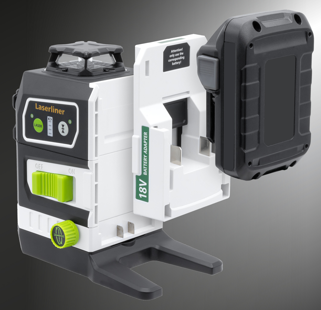 Laserliner 3x360° PowerPlane Laser 3G Multi-18V brez baterije, polnilnika in napajalnika - slika 3